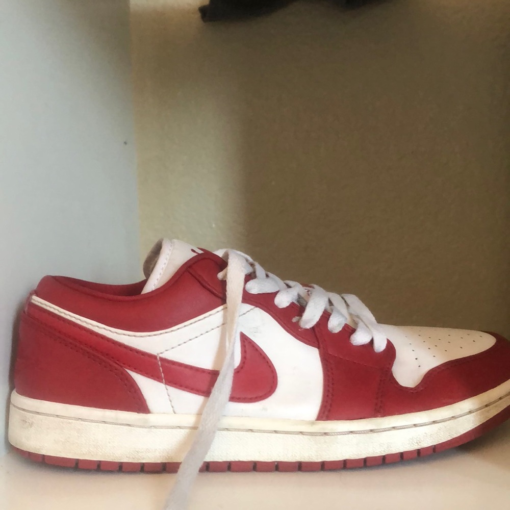 Mens Low Air Jordan 1 ‘Cardinal Red’